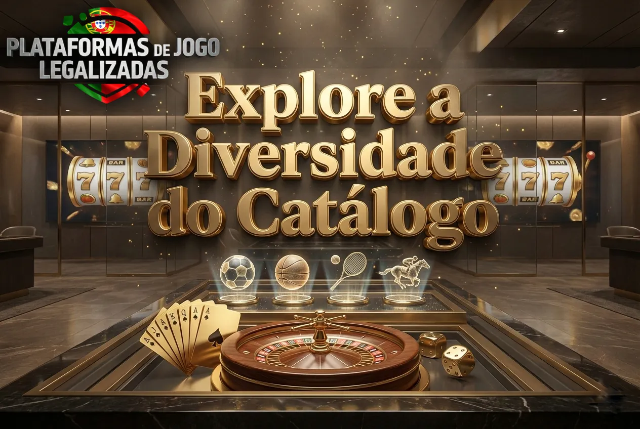Variedade de jogos de casino online disponíveis em Portugal