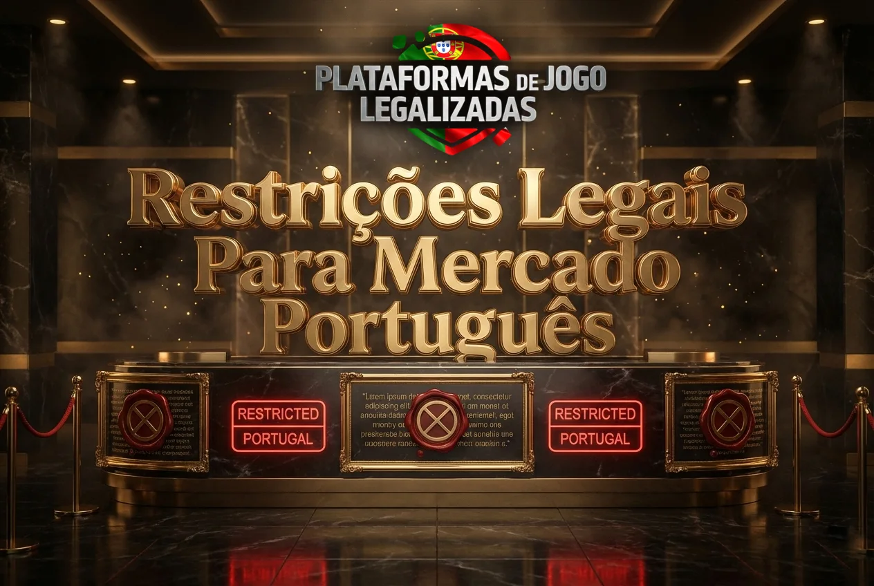 Restrições legais para o mercado português de jogos de azar online